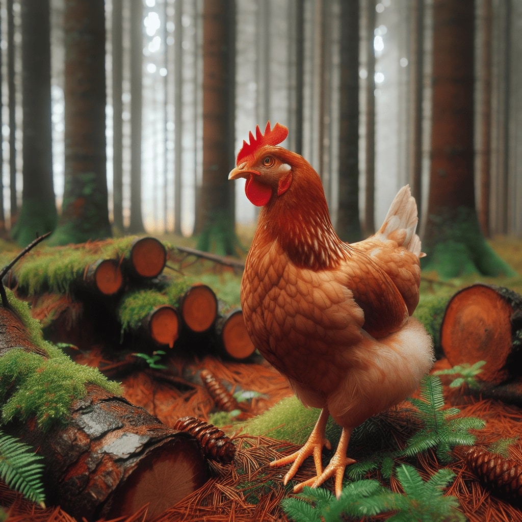 Kurzgeschichte: Das Huhn, was sich im Walde verirrte