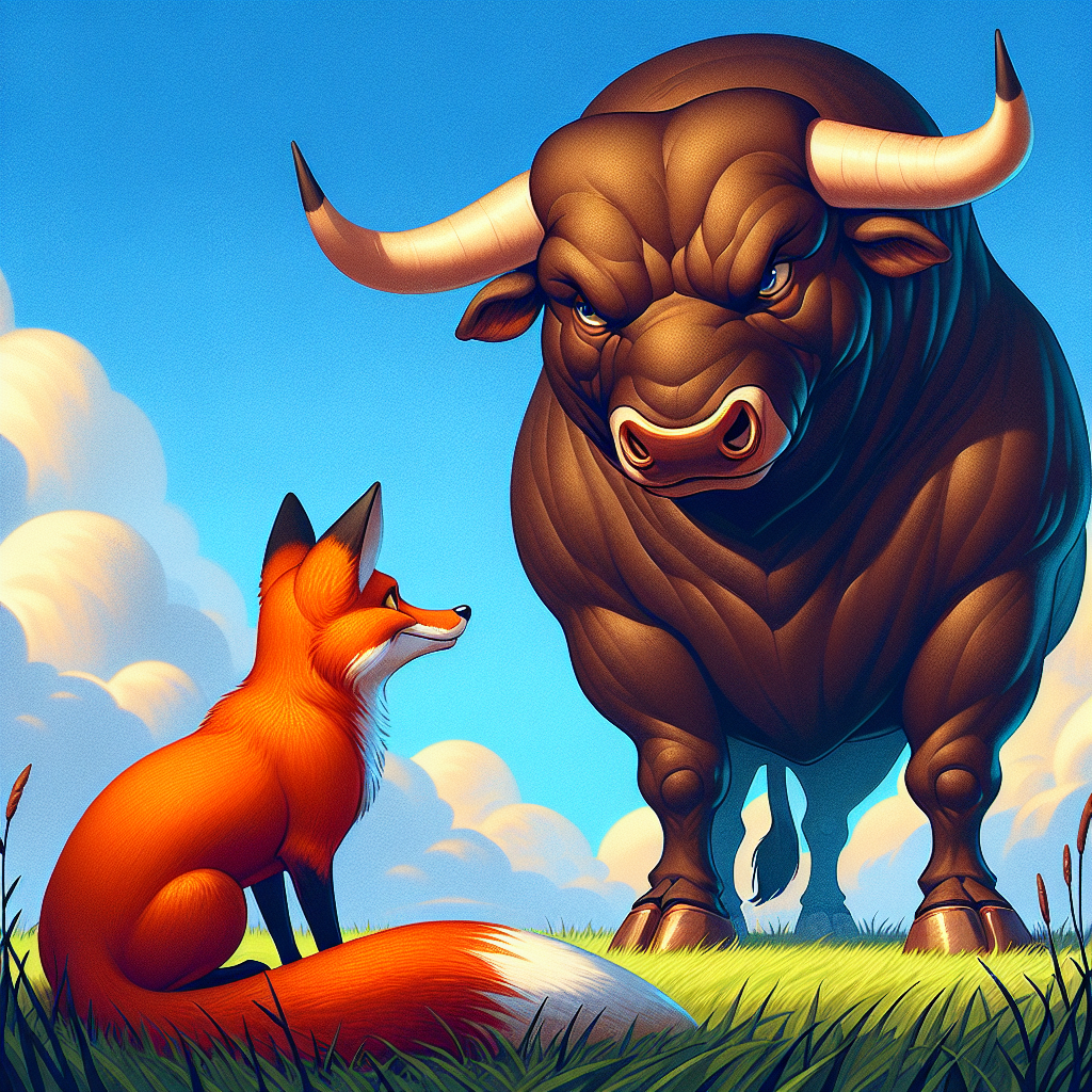 Kurzgeschichte: Der schlaue Fuchs und der sture Stier