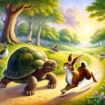 Kurzgeschichte: #Die Schildkröte und der Hase#