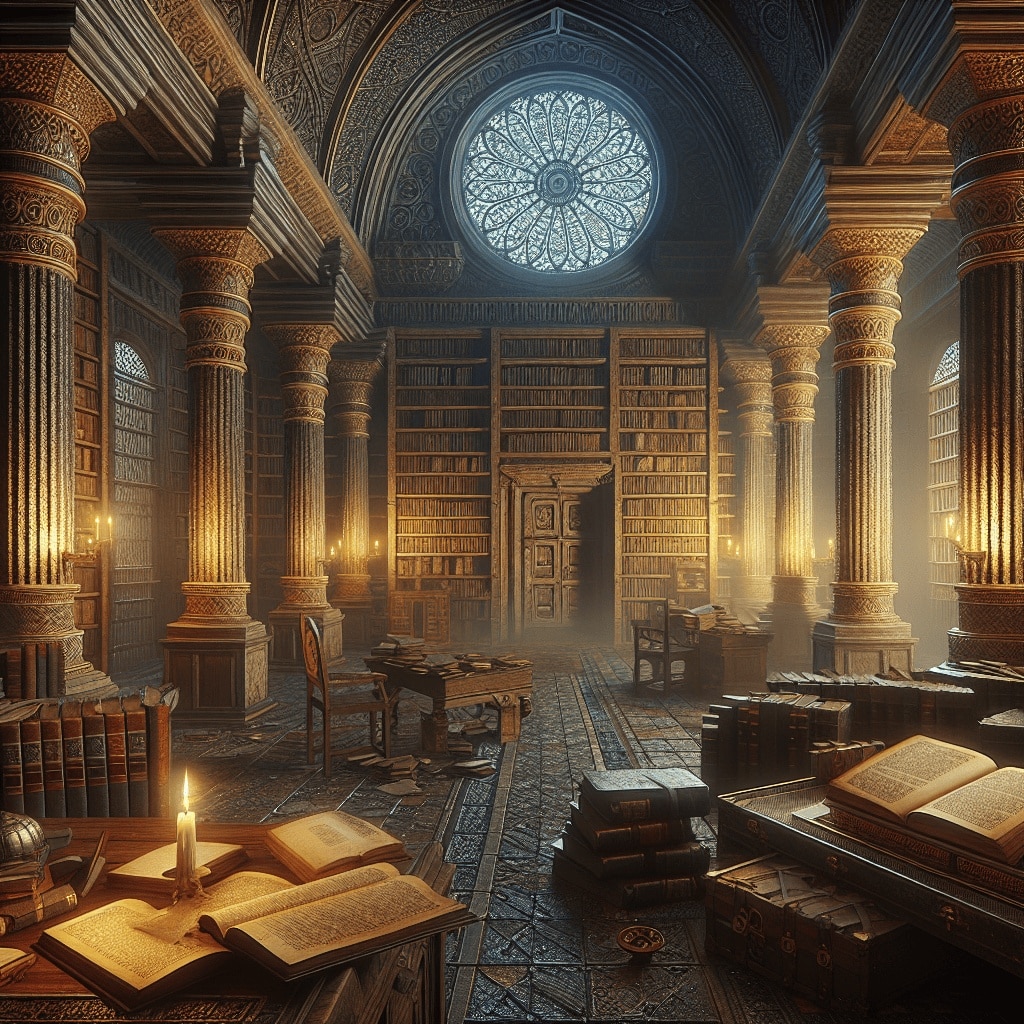 Kurzgeschichte: Das Geheimnis der alten Bibliothek