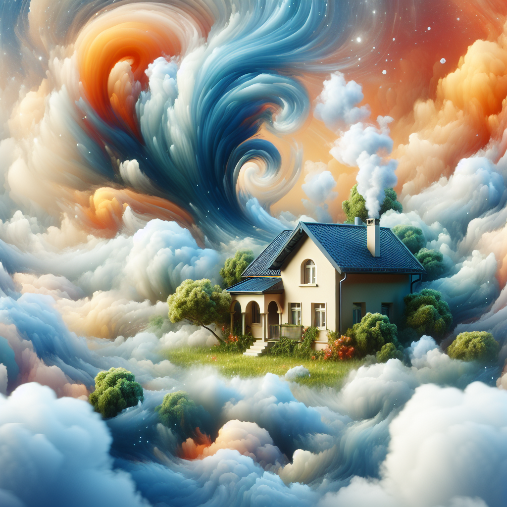 Kurzgeschichte: #Das quirlige Wolkenhaus#