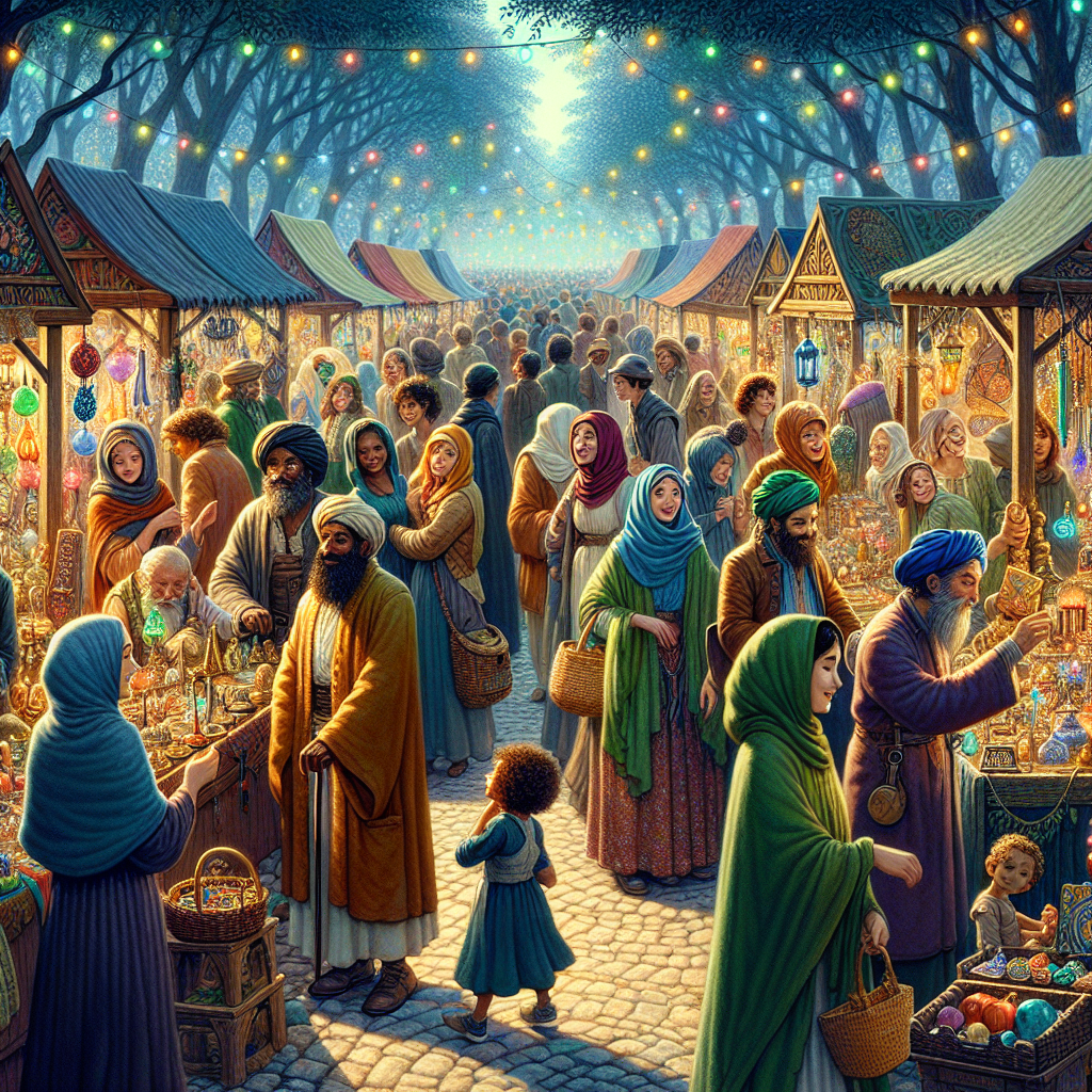 Kurzgeschichte: #Der bunte Märchenmarkt#