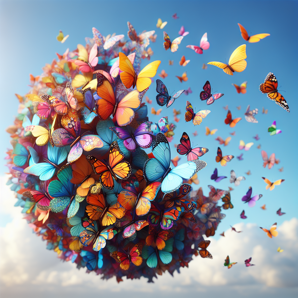 Kurzgeschichte: #Der bunte Schmetterlingsball#