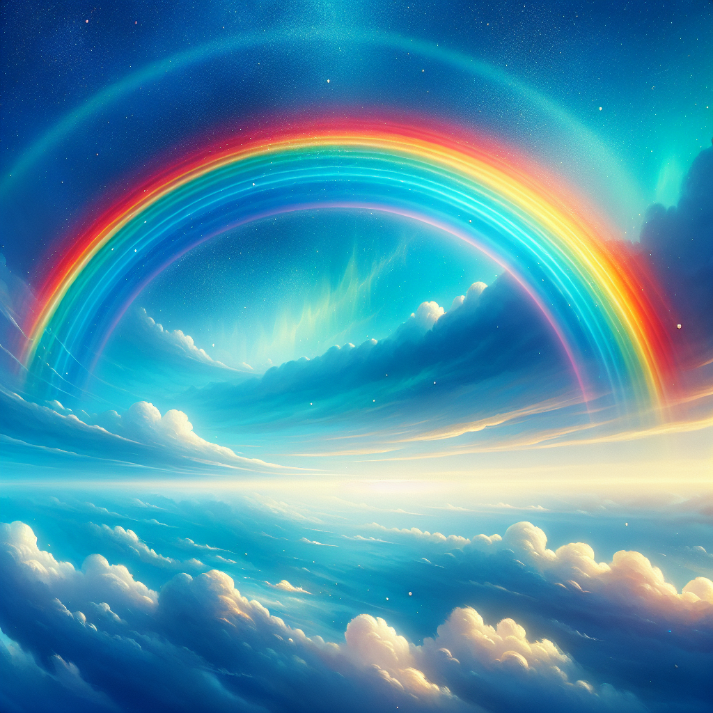 Kurzgeschichte: #Der farbenfrohe Regenbogen#