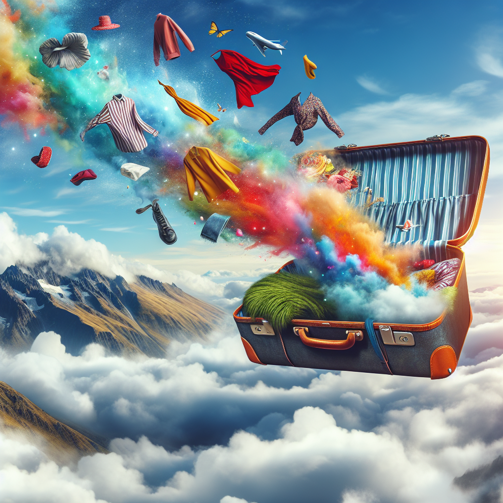 Kurzgeschichte: #Der fliegende Koffer#