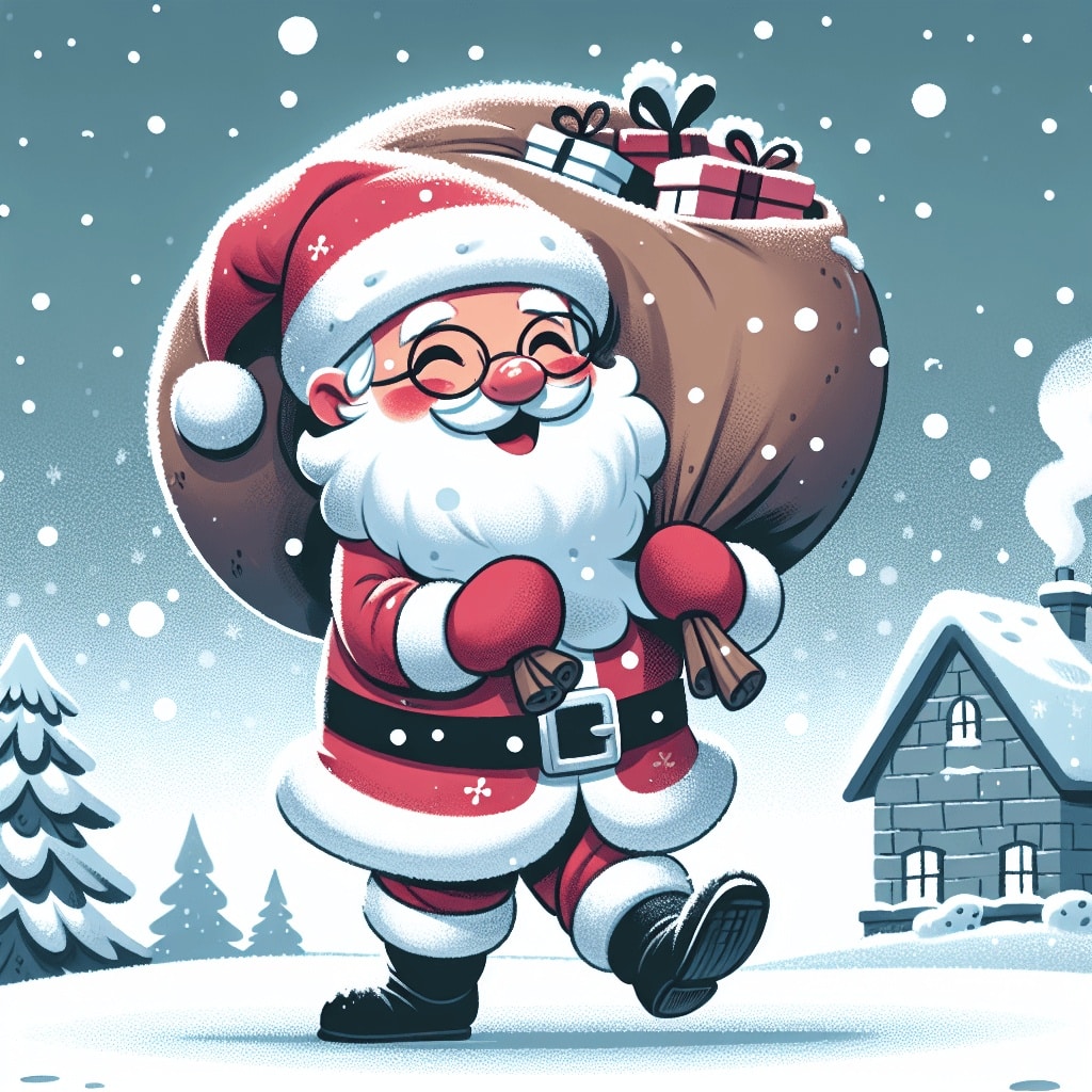 Kurzgeschichte: #Der fröhliche Weihnachtsmann#