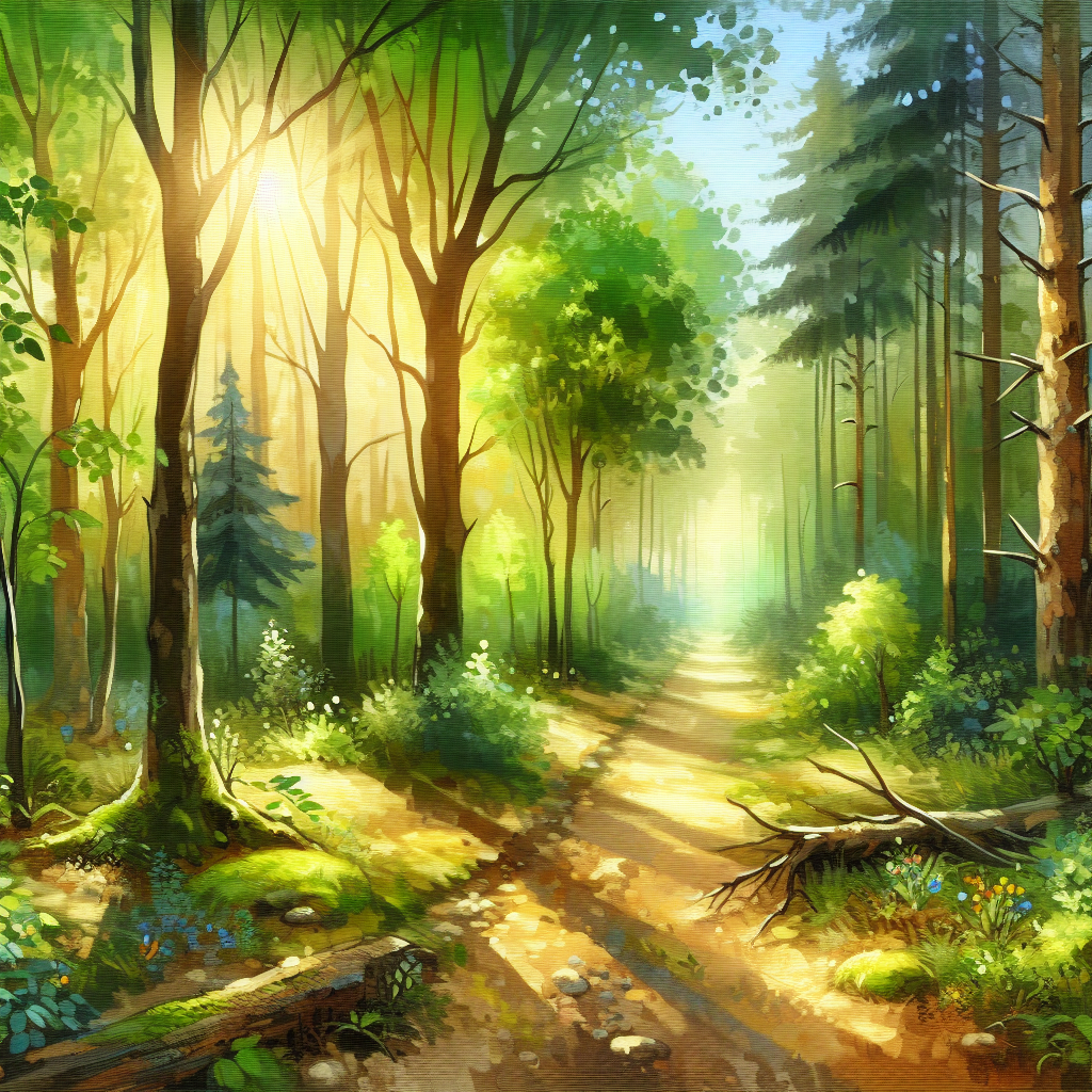 Kurzgeschichte: #Der frohe Waldspaziergang#