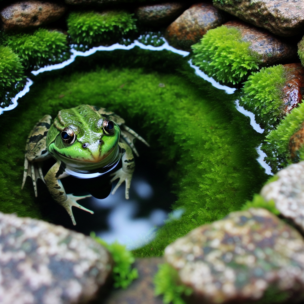 Kurzgeschichte: Der Frosch im Brunnen