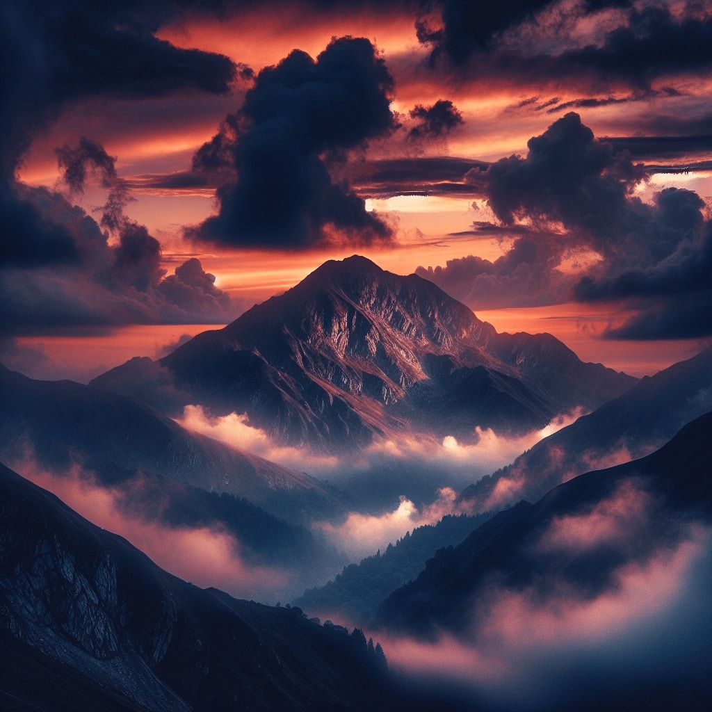 Kurzgeschichte: #Der geheimnisvolle Berg#