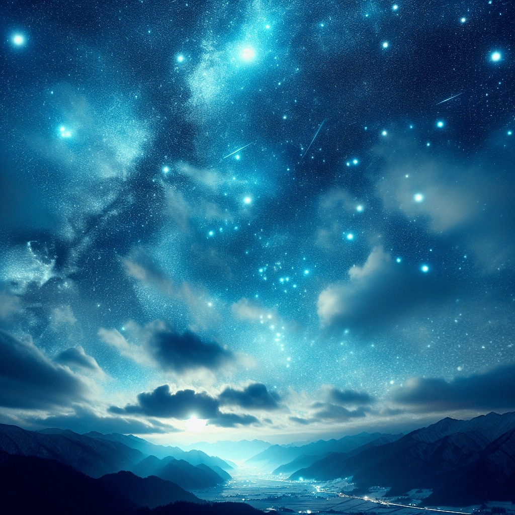 Kurzgeschichte: #Der glitzernde Himmel#