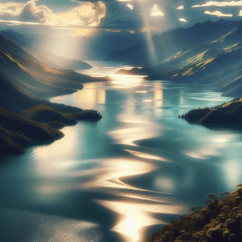 Kurzgeschichte: #Der glitzernde See#