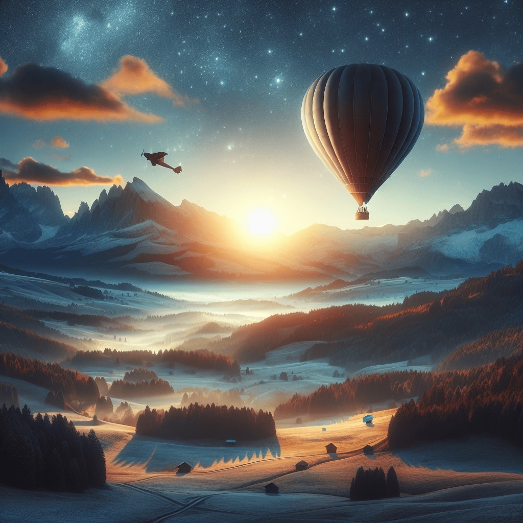 Kurzgeschichte: #Der kühne Ballonflug#