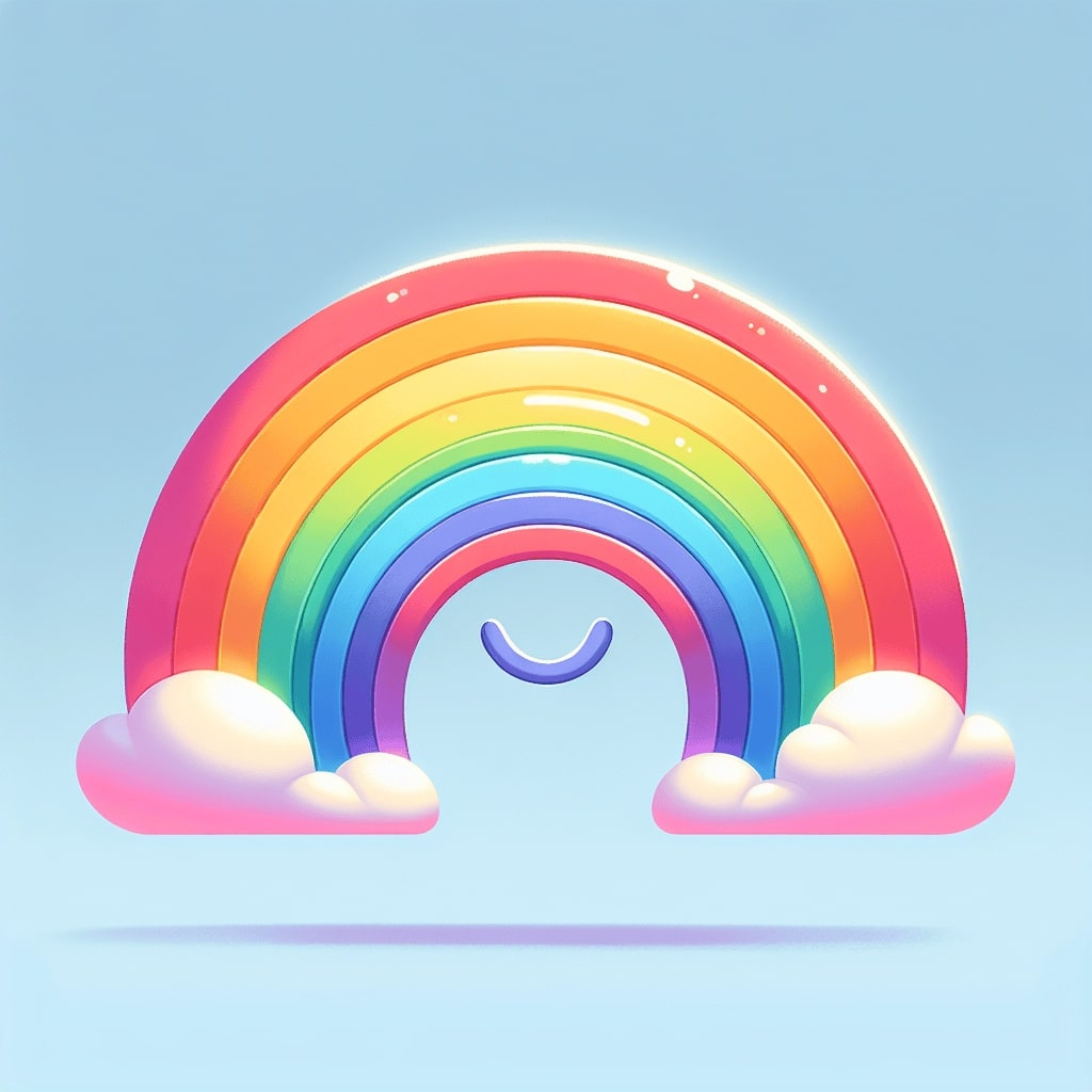 Kurzgeschichte: #Der lächelnde Regenbogen#