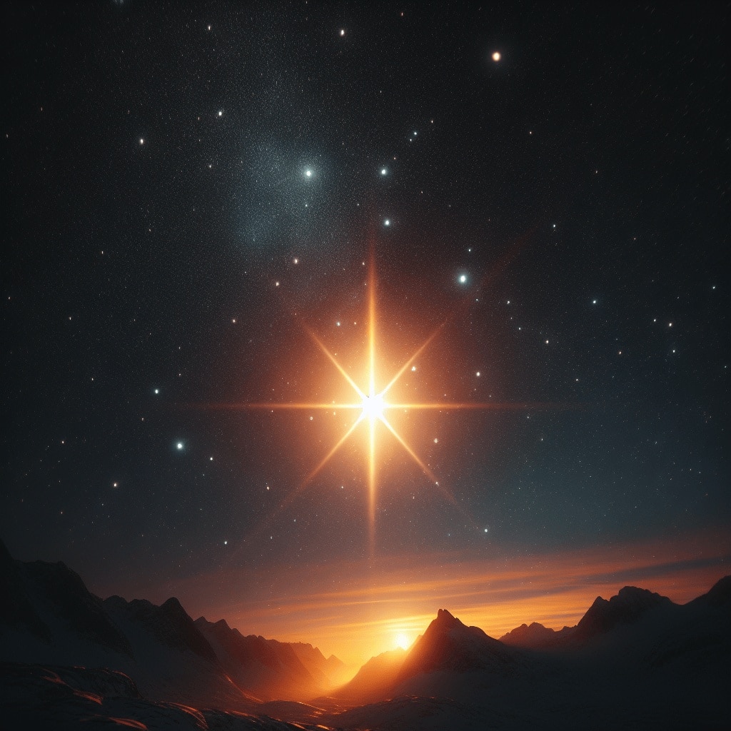 Kurzgeschichte: #Der leuchtende Stern#