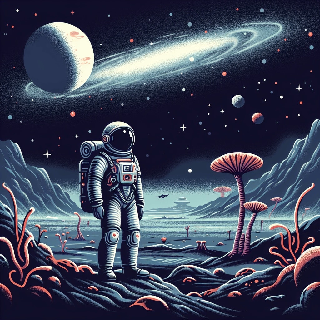Kurzgeschichte: #Der mutige Astronaut#