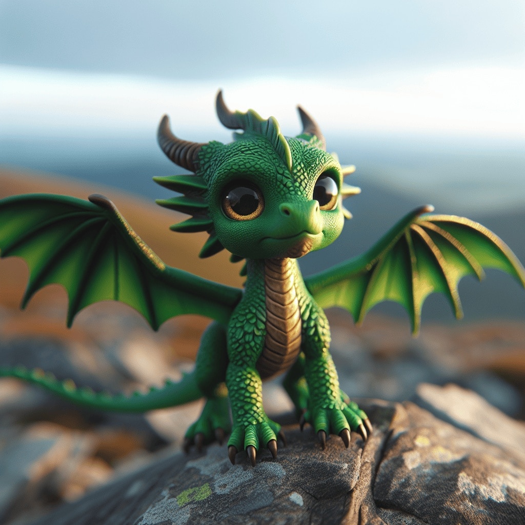Kurzgeschichte: #Der mutige kleine Drache#