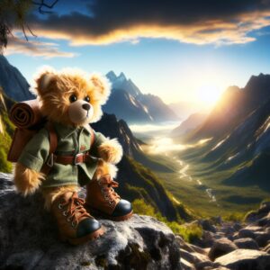 Kurzgeschichte: #Der mutige Teddy auf Abenteuerreise#