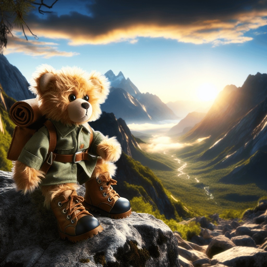 Kurzgeschichte: Der mutige Teddy auf Abenteuerreise
