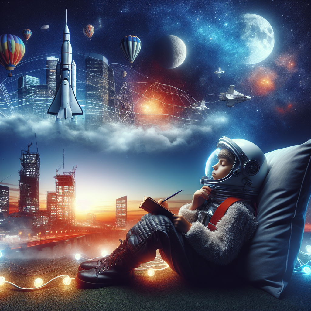 Kurzgeschichte: #Der Traum des kleinen Astronauten#