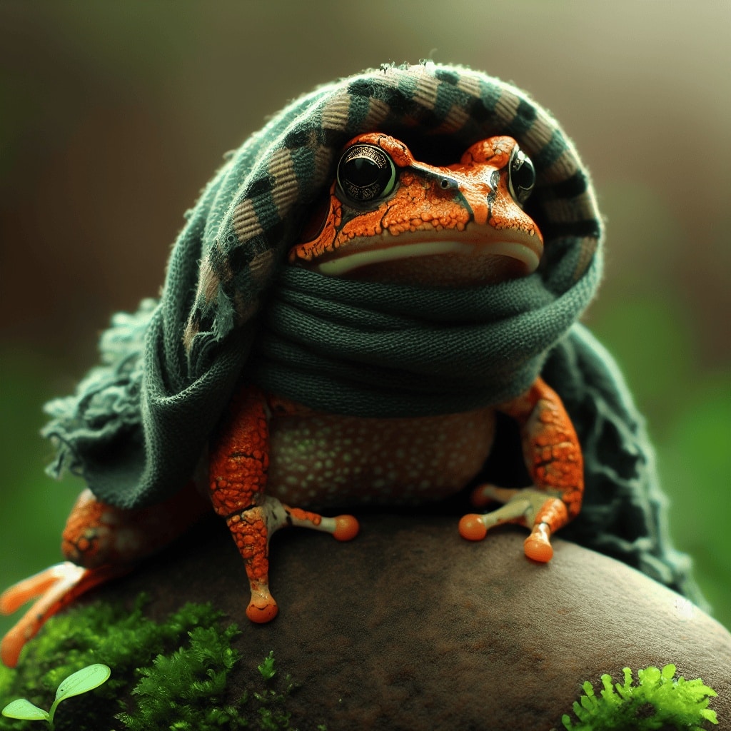Kurzgeschichte: #Der unerschrockene Frosch#