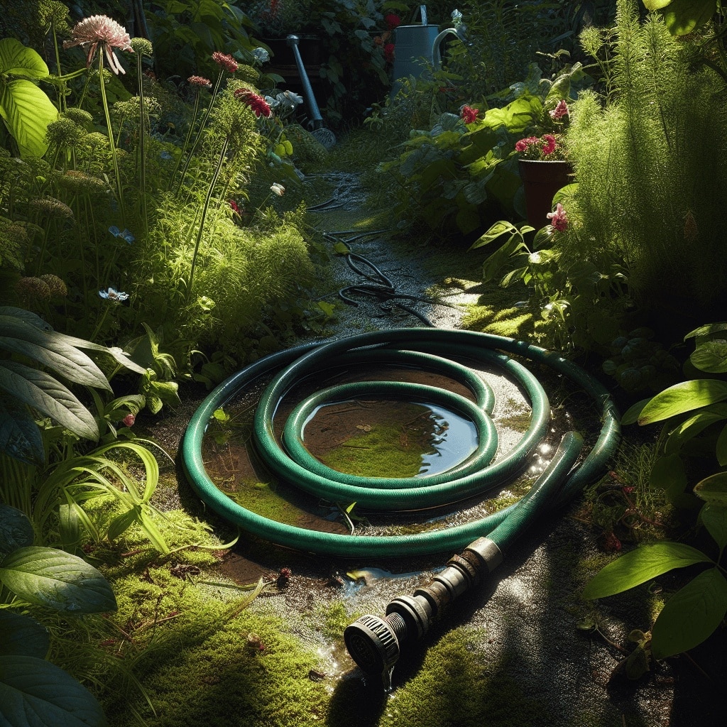 Kurzgeschichte: #Der vergessene Gartenschlauch#