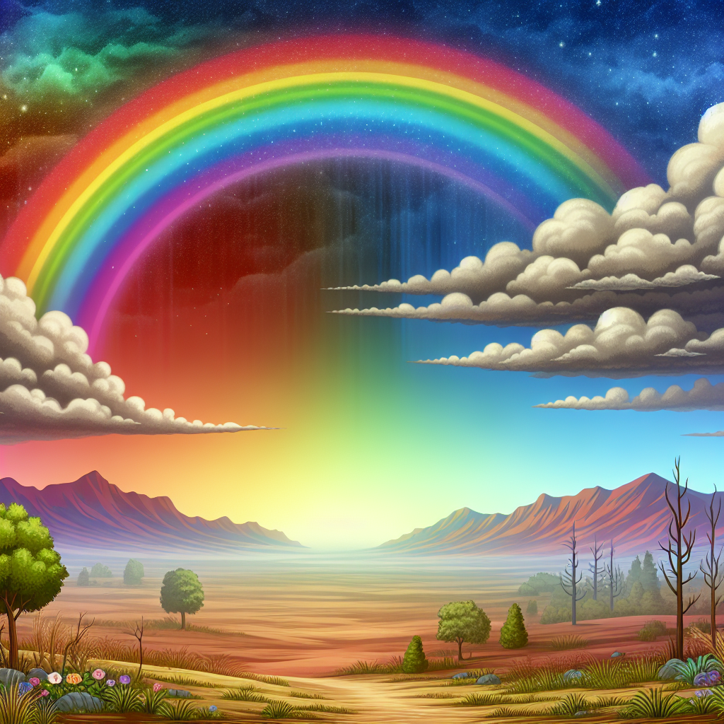 Kurzgeschichte: #Der verschwundene Regenbogen#