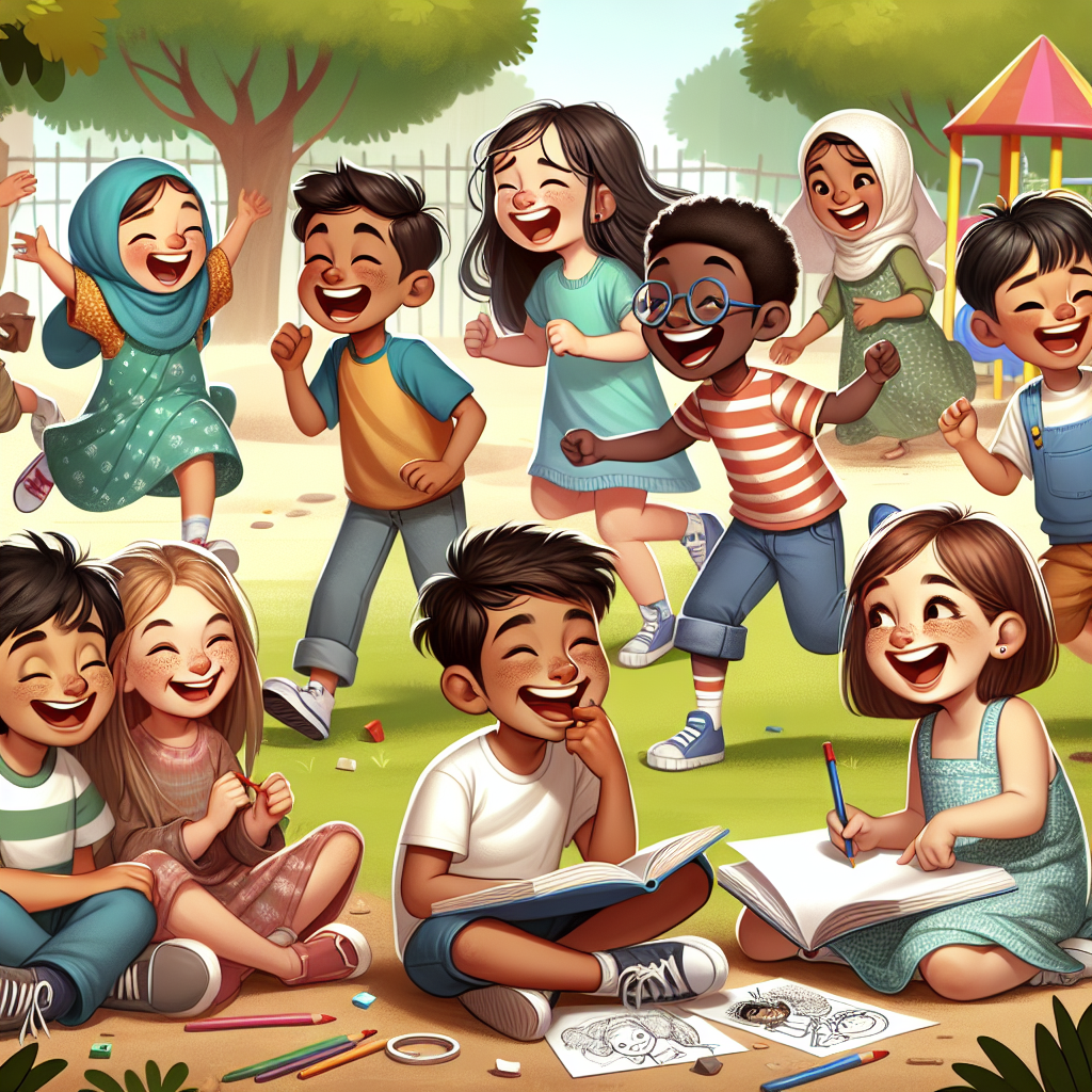 Kurzgeschichte: Die aufgeweckte Kindergruppe