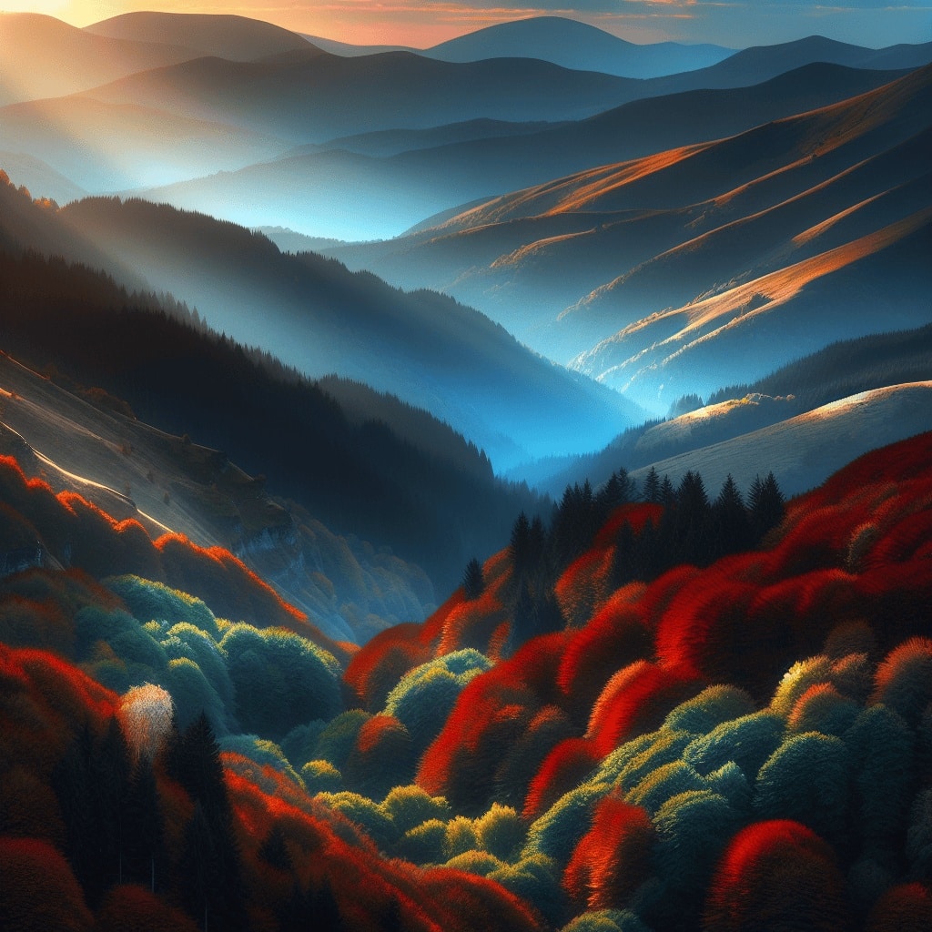 Kurzgeschichte: #Die Farbenspiele der Natur#