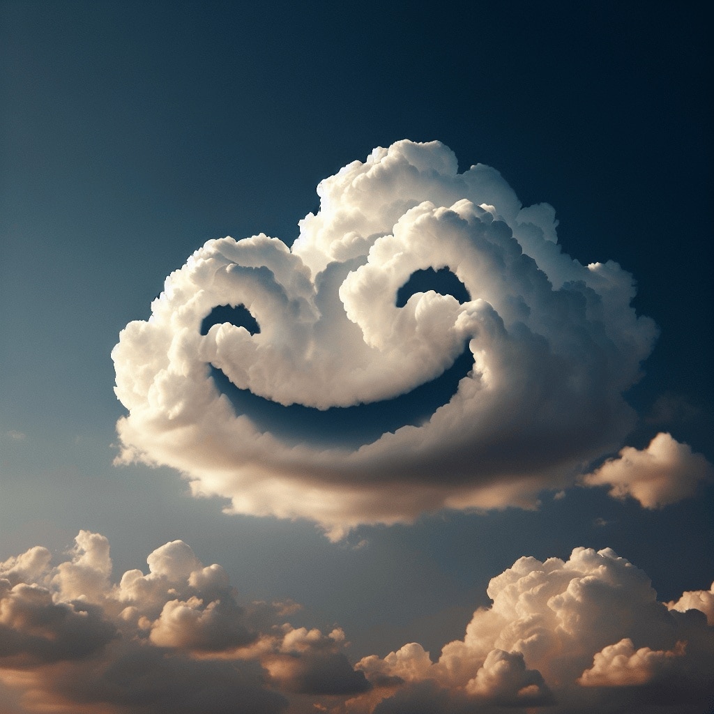 Kurzgeschichte: #Die freundliche Wolke#