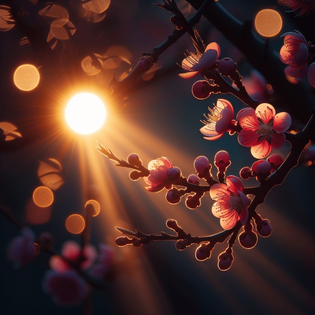 Kurzgeschichte: #Die glühende Pfirsichblüte#