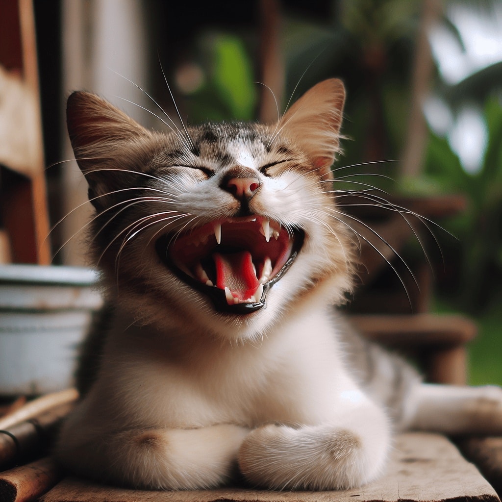 Kurzgeschichte: #Die lachende Katze#