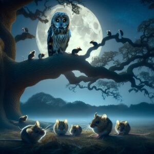 Kurzgeschichte: #Die Mäuse und der Uhu#