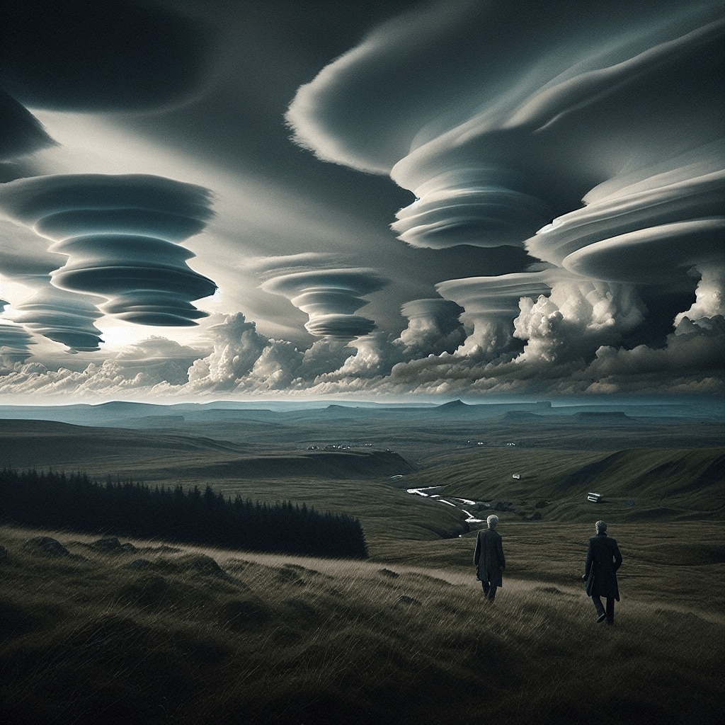 Kurzgeschichte: #Die neugierigen Wolken#