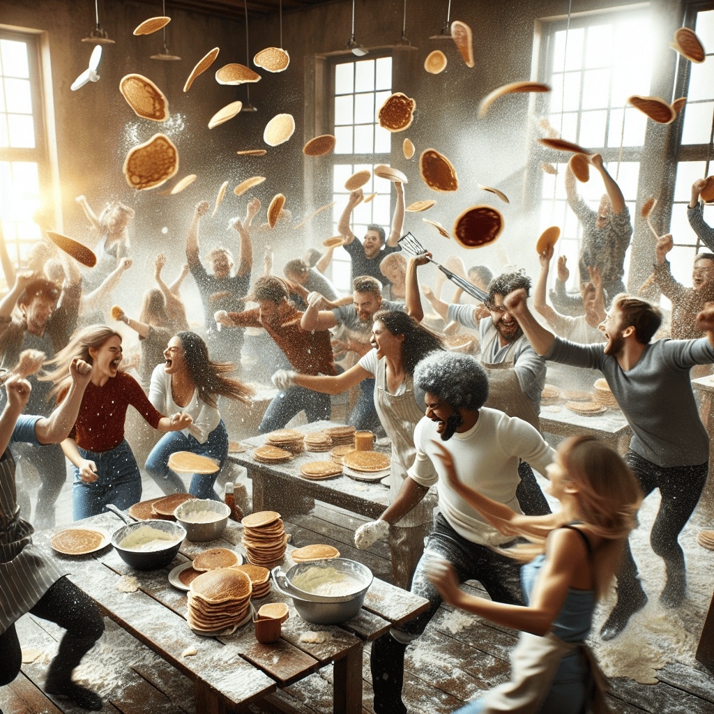 Kurzgeschichte: #Die Pfannkuchenschlacht#