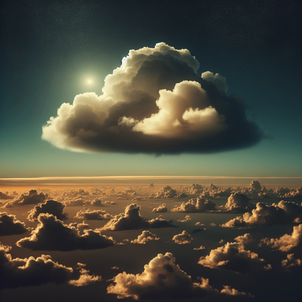 Kurzgeschichte: #Die schüchterne Wolke#