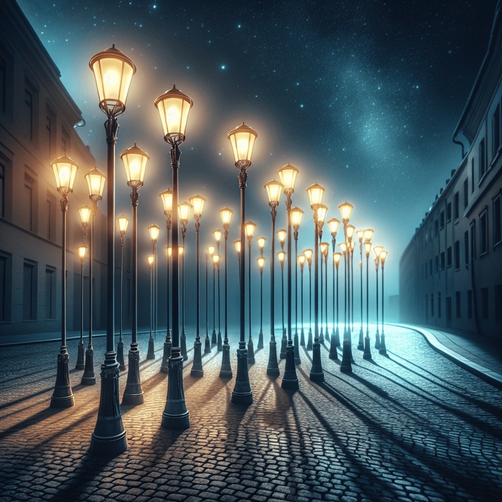 Kurzgeschichte: #Die singenden Straßenlaternen#