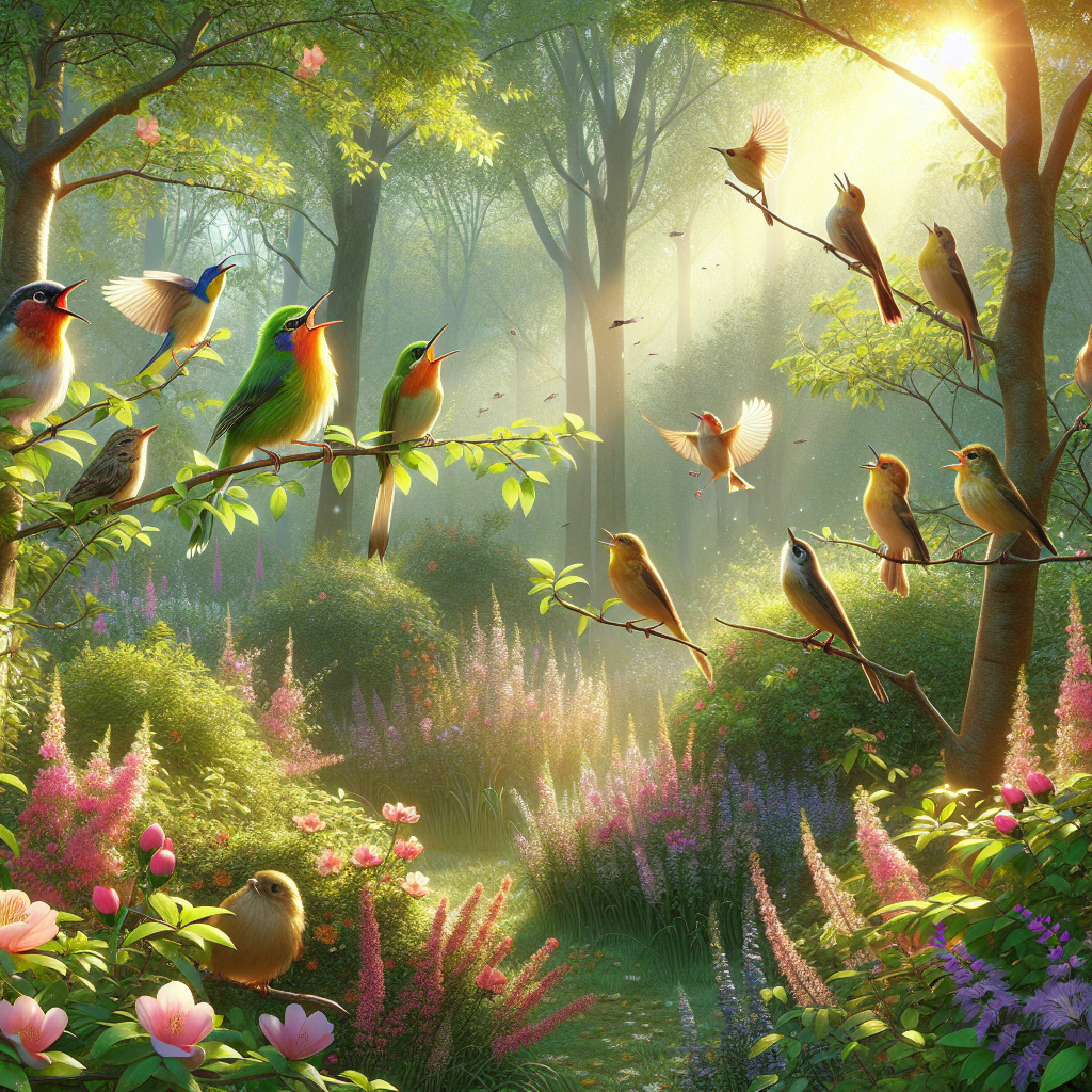 Kurzgeschichte: #Die singenden Vögel im Park#