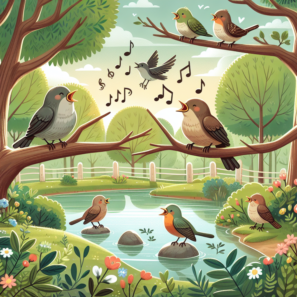 Kurzgeschichte: #Die singenden Vögel im Park#