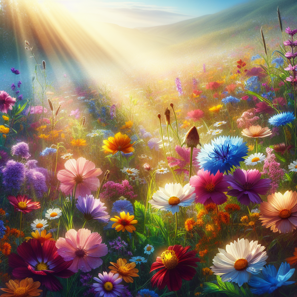 Kurzgeschichte: #Die strahlende Blumenwiese#