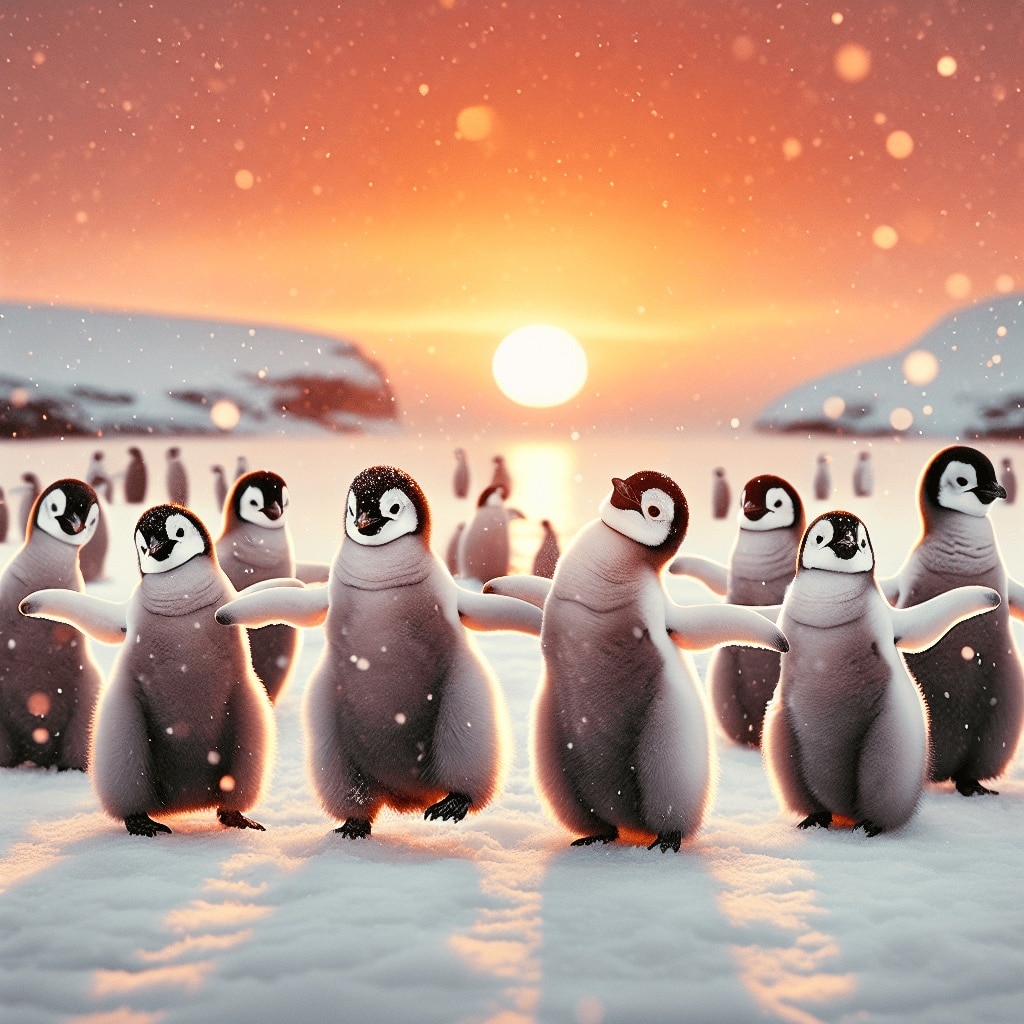Kurzgeschichte: #Die tanzenden Pinguine#