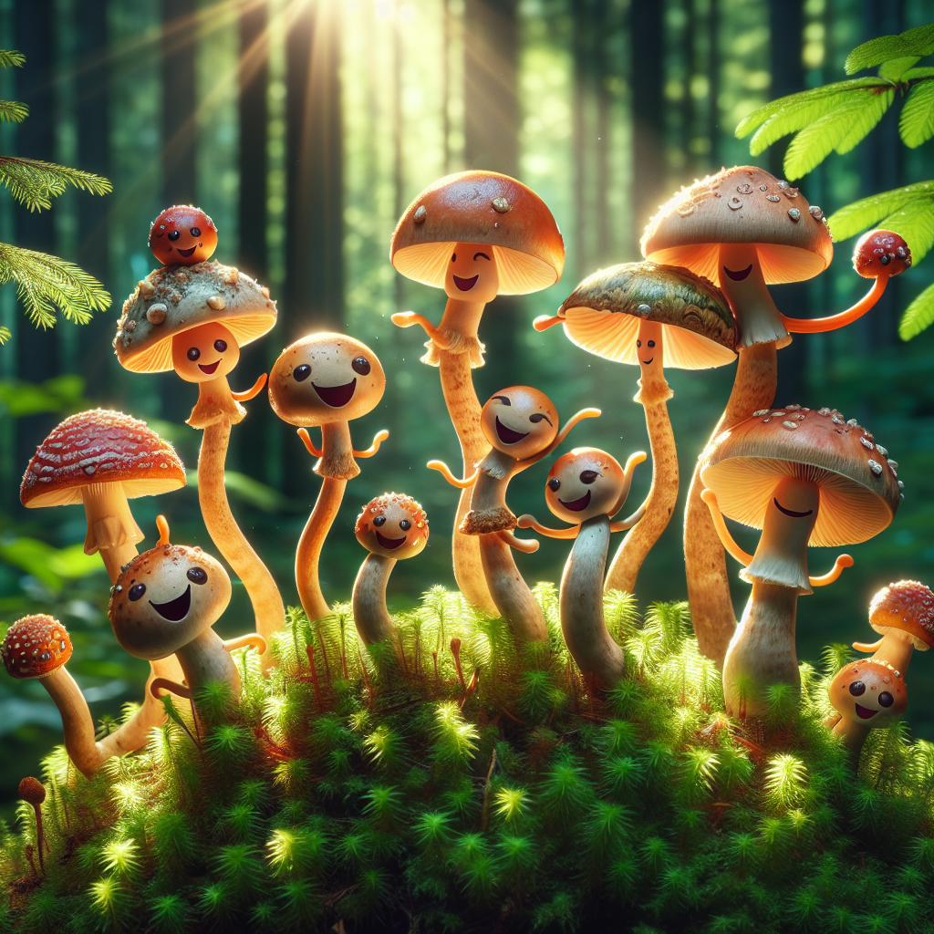 Kurzgeschichte: #Die vergnügten Pilze#