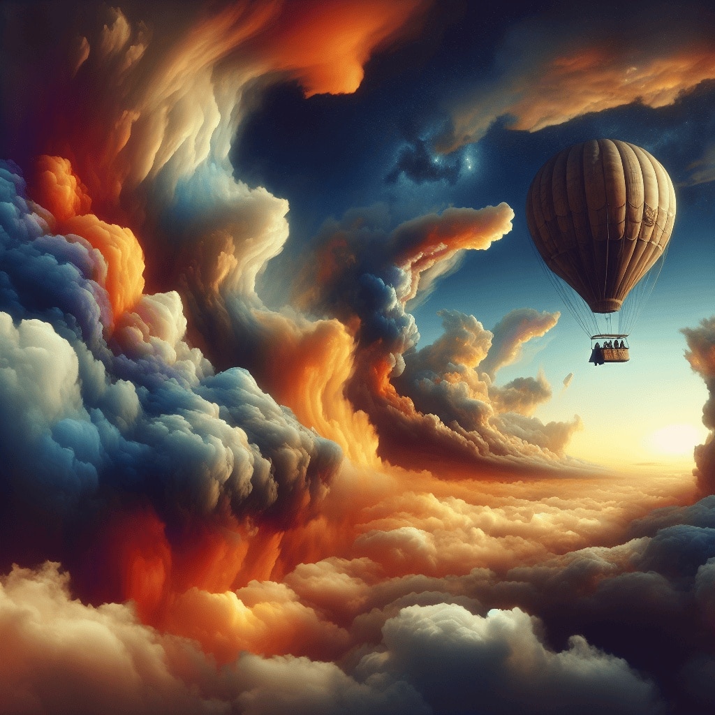 Kurzgeschichte: #Die Wolkenreise#
