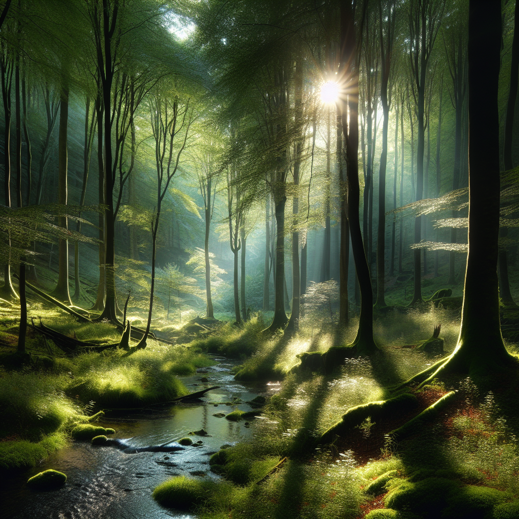Kurzgeschichte: #Der flüsternde Wald#