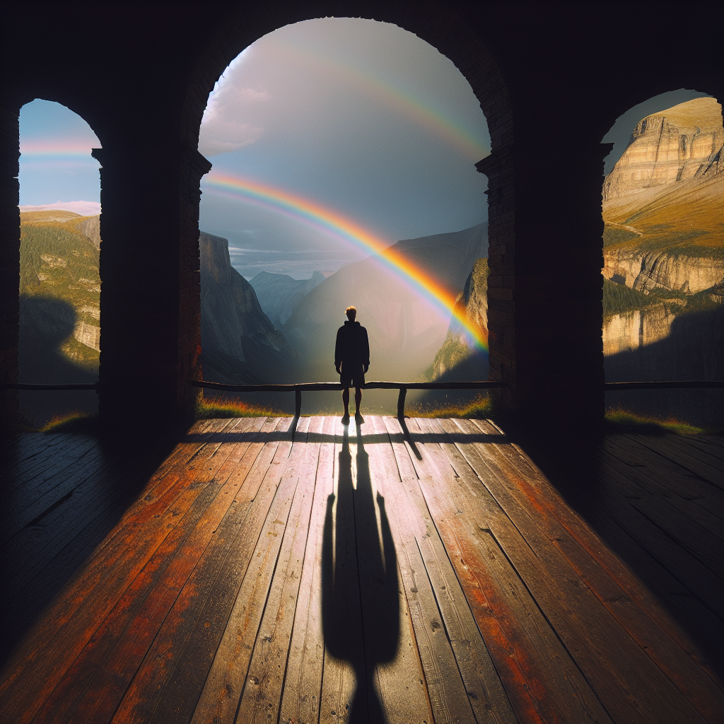 Kurzgeschichte: #Der Schatten des Regenbogens#