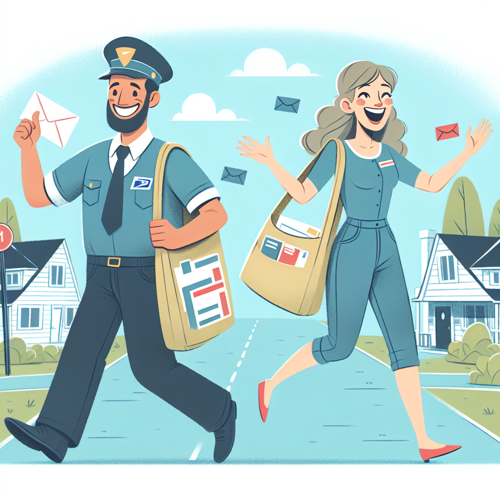 Kurzgeschichte: #Die fröhlichen Postboten#