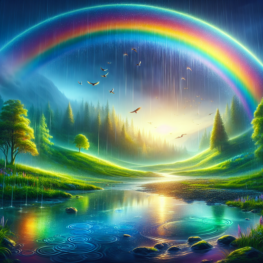 Kurzgeschichte: #Die Magie des Regenbogens#